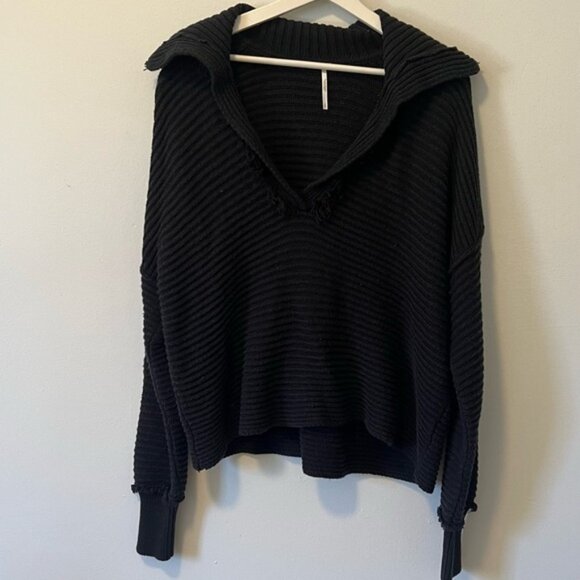 Free People Collared Oversized Sweater - Picture 11 of 11